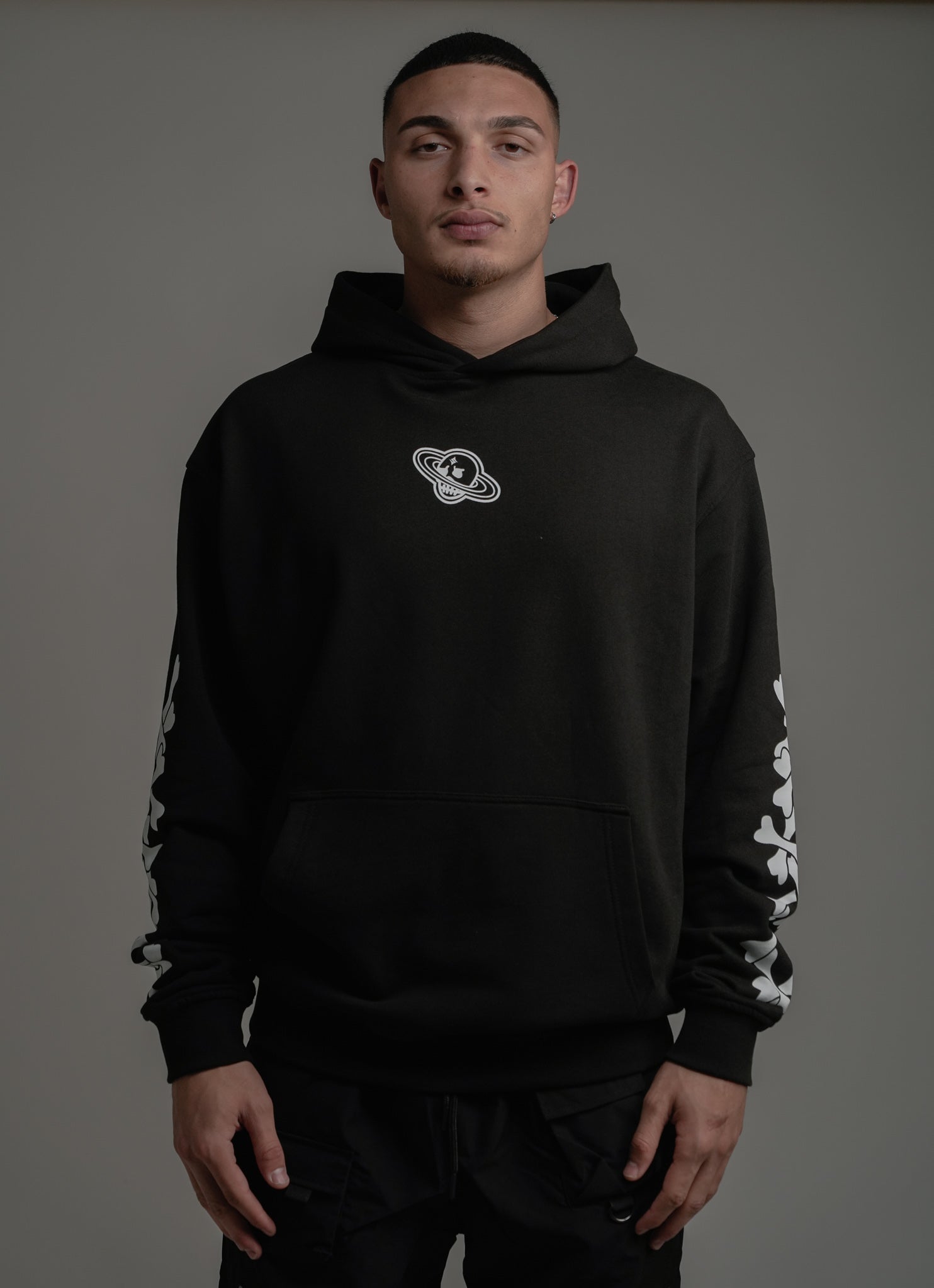 SPACE SKULL LOGO HOODIE