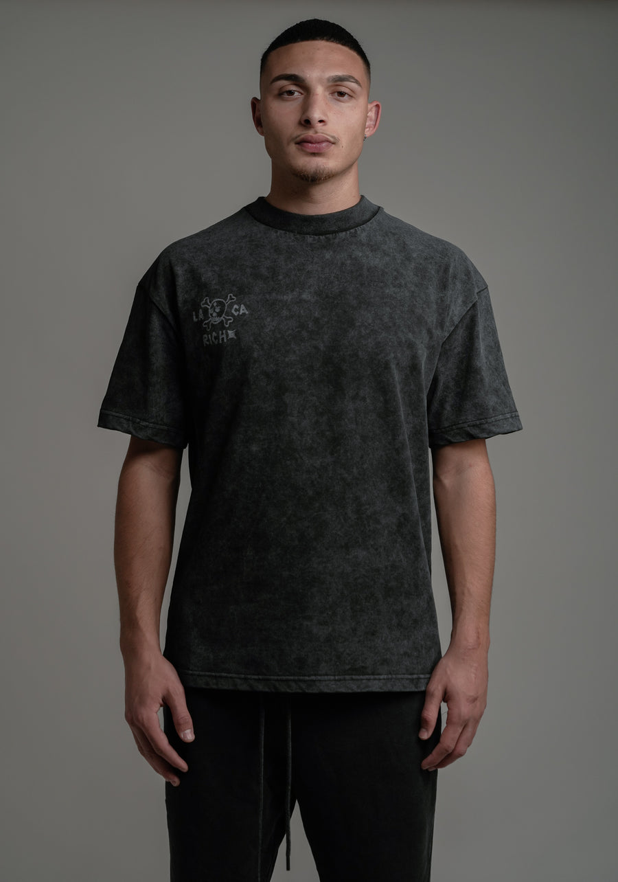 LA CA T-SHIRT - WASHED GREY