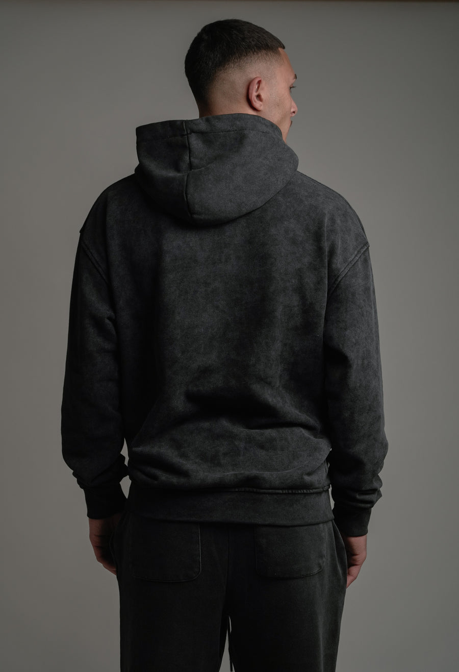 STUDIOS 848 HOODIE - WASHED BLACK