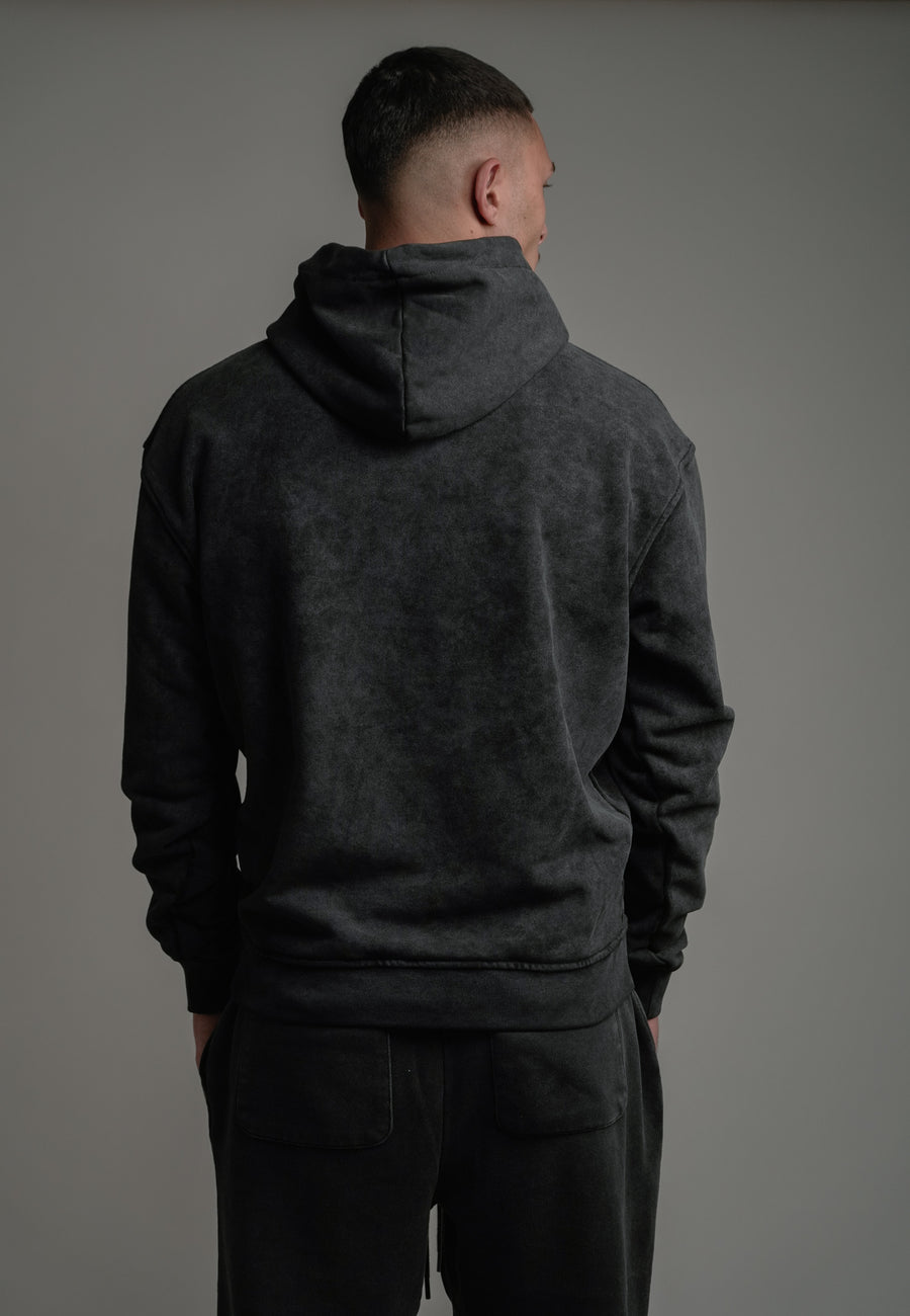 NOW OR NEVER HOODIE - WASHED GREY