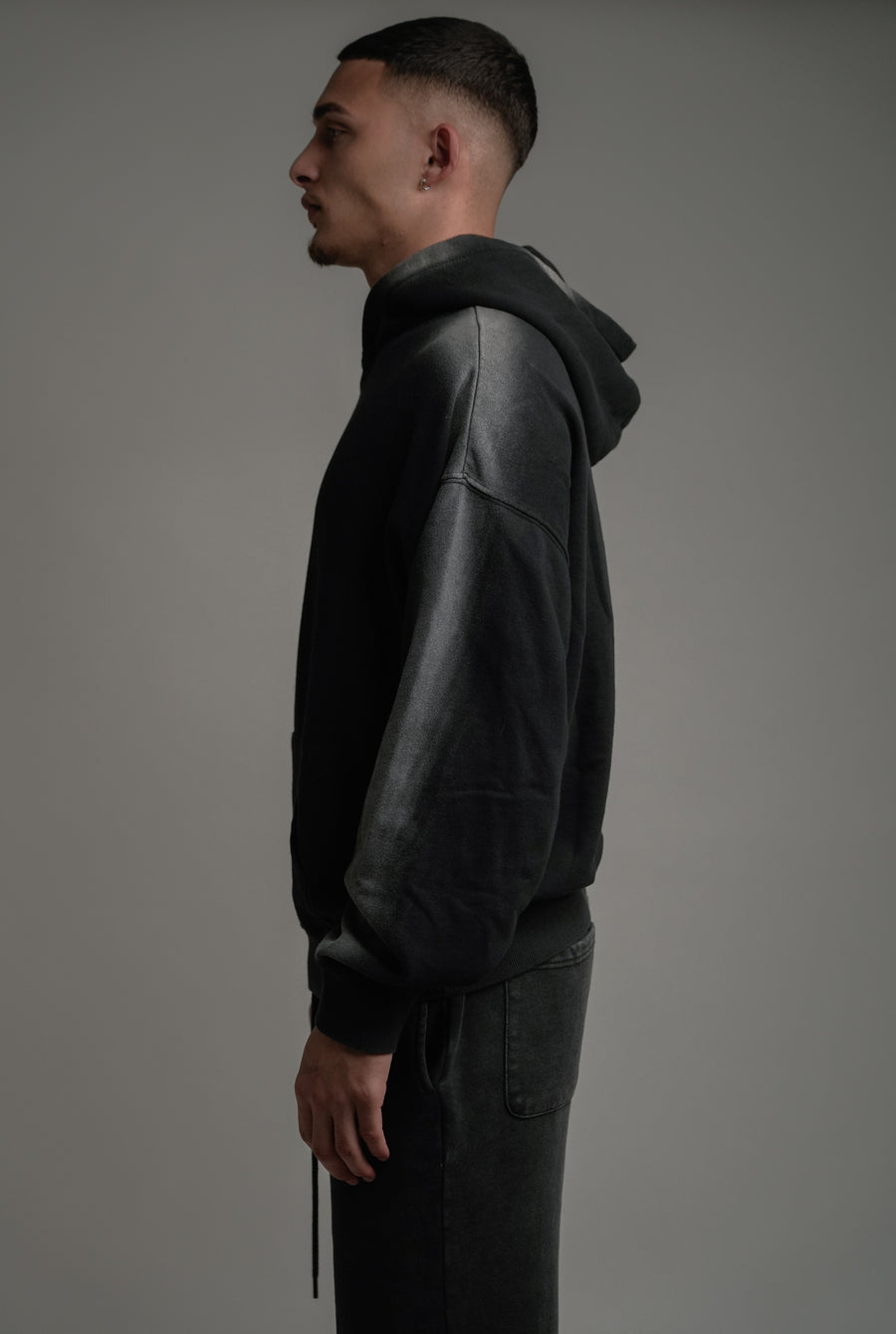 GUARD HOODIE - WASHED BLACK