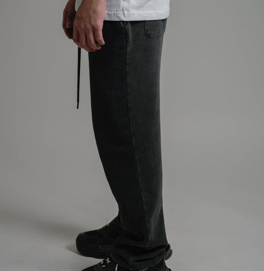 DNA TRACKPANTS - WASHED BLACK