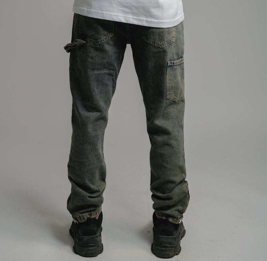 STRAIGHT JEANS - VINTAGE WASHED BLUE