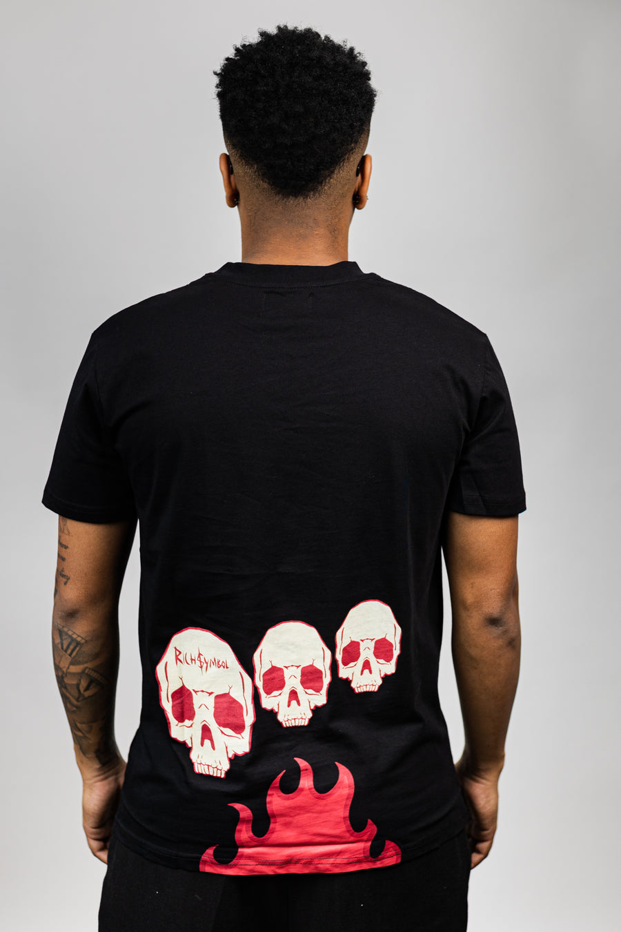 SKULLS ON FIRE T-SHIRT